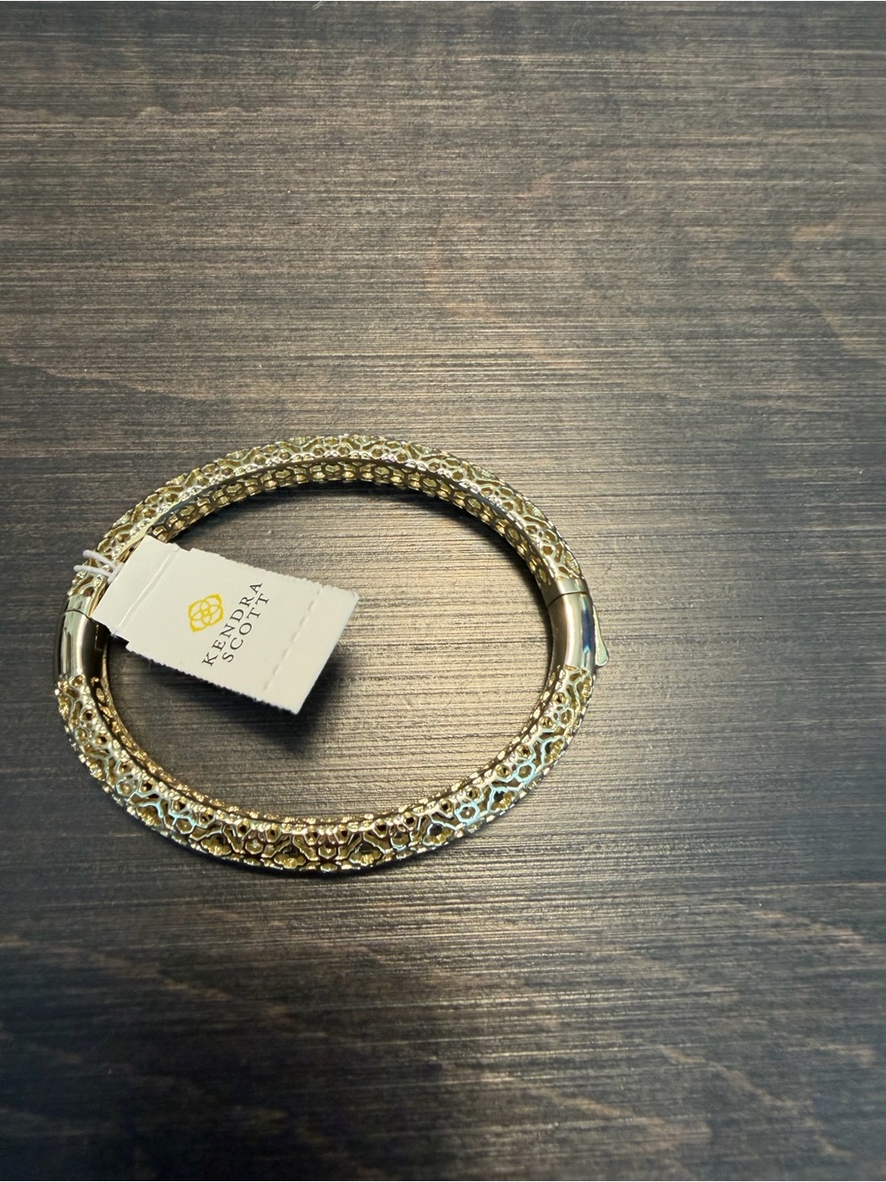 Kendra Scott Gold Filigree Cuff Bracelet - Picture 2 of 5